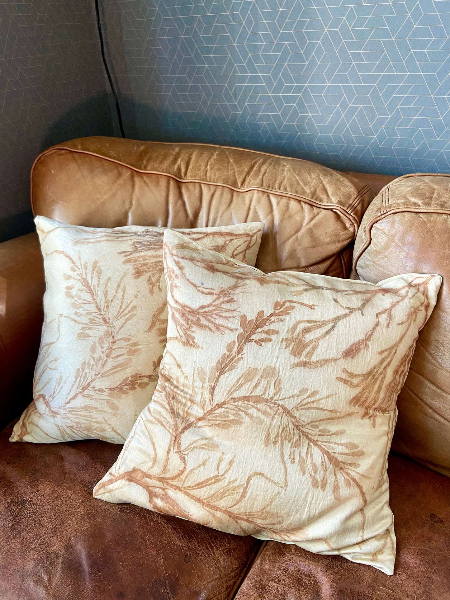 Silk and Hemp Couch Cushion Pillow Cases