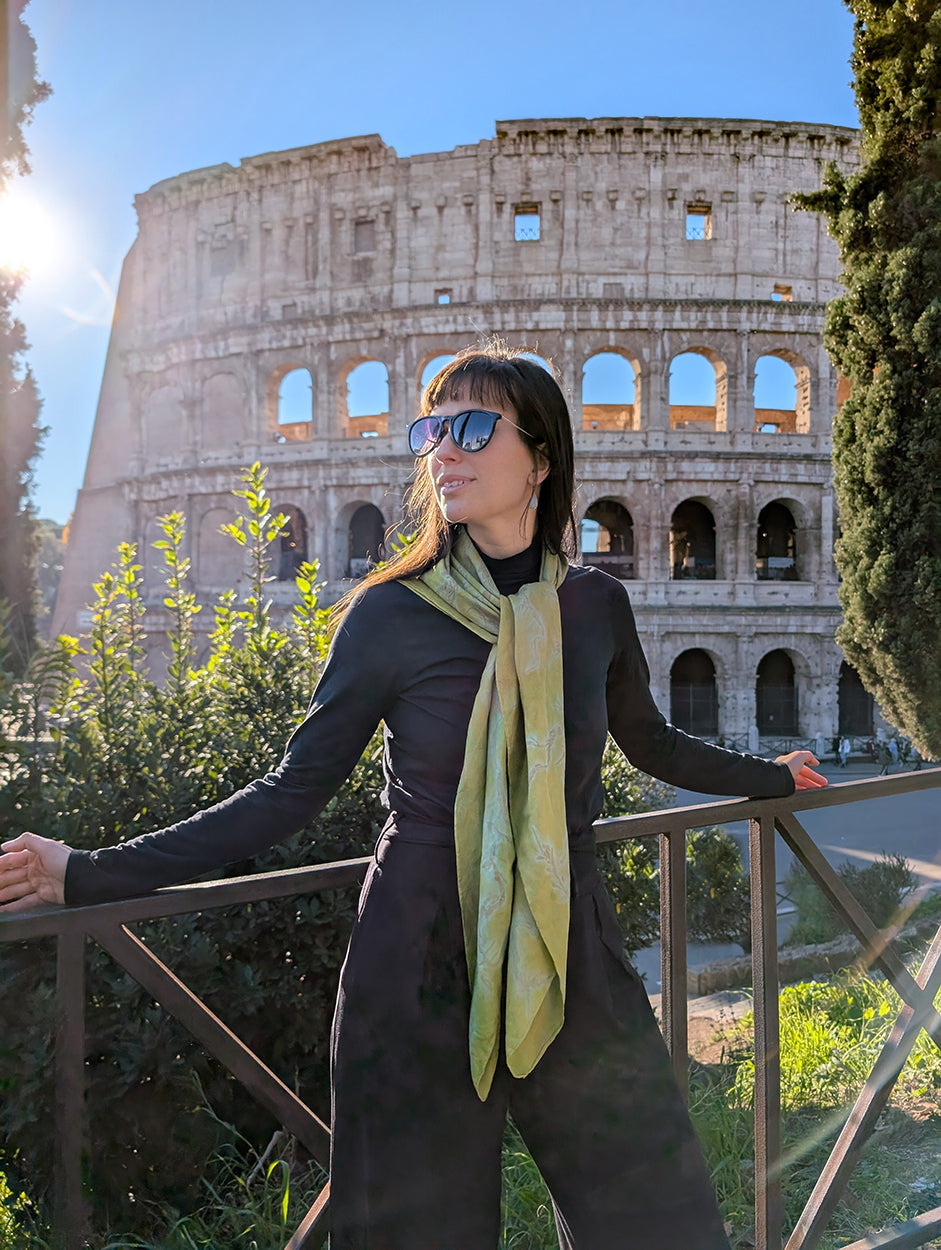 Large Green Foulard